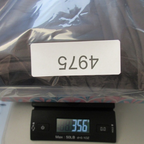 Lululemon Tapered Leg Mid-Rise Pants Women L Brown 7/8 Length Crop Espresso 356 - Picture 13 of 13